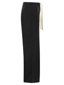 S Maxmara Smmargento Cotton Drawstring Trousers