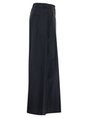 S Maxmara Smmgufo Cotton Culotte Trousers With Drawstring Waist