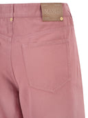 S Maxmara Smmonorata 5 Pocket Trousers In Cotton And Linen