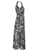 S Maxmara Smmmartina Patterned Twill Dress