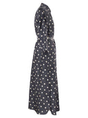 S Maxmara Smmleva Printed Silk Twill Dress
