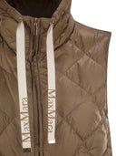 Maxmara The Cube Tegic Chaleco acolchado de lona a prueba de goteo
