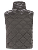 Maxmara The Cube Tegic Drip Proof Canvas Vadderad väst