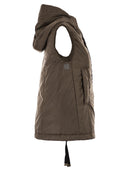 Maxmara The Cube Greengo Sleeveless In Drip Proof Technical Fabric