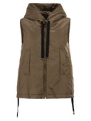Maxmara The Cube Greengo Sleeveless In Drip Proof Technical Fabric