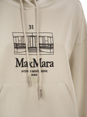 S Maxmara Smmandrea Technical Cotton Jersey Sweatshirt