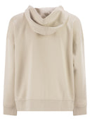 S Maxmara Smmjour Technical Jersey Zip Up Sweatshirt