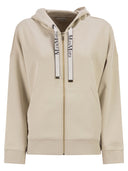 S Maxmara Smmjour Technical Jersey Zip Up Sweatshirt