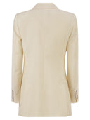 Maxmara Mxmbikini Pure Virgin Wool Tailored Double Breasted Blazer