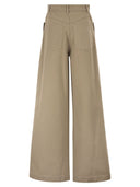 Maxmara Mxmalamaro Pure Cotton Palazzo Trousers