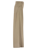 Maxmara Mxmalamaro Pure Cotton Palazzo Trousers