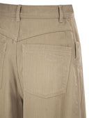 Maxmara Mxmalamaro Pure Cotton Palazzo Trousers