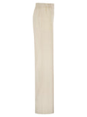 Maxmara Mxmeditto Fluid Tailored Trousers In Pure Virgin Wool