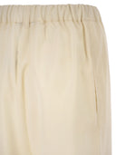 Maxmara Mxmeditto Fluid Tailored Trousers In Pure Virgin Wool