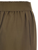 Maxmara Mxmeditto Fluid Tailored Trousers In Pure Virgin Wool