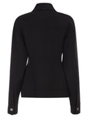 Sportmax Spxarena Tailored Virgin Wool Jacket With Sculpted Silhouette