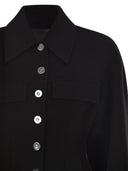 Sportmax Spxarena Tailored Virgin Wool Jacket With Sculpted Silhouette