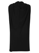 Sportmax Spxepoche Draped Stretch Viscose Dress With Jewelled Shoulder Detail