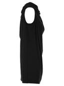 Sportmax Spxepoche Draped Stretch Viscose Dress With Jewelled Shoulder Detail