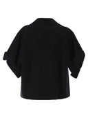 Weekend Maxmara Wkdneo Virgin Wool Double Breasted Jacket With A Boxy Silhouette