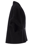 Weekend Maxmara Wkdneo Virgin Wool Double Breasted Jacket With A Boxy Silhouette