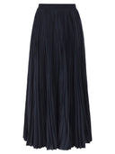 Weekend Maxmara Wkdfoggia Long Pleated Skirt In Fluid Fabric