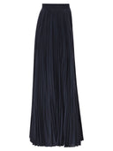 Weekend Maxmara Wkdfoggia Long Pleated Skirt In Fluid Fabric