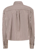 Weekend Maxmara Wkdpanetto Pure Cotton Striped Shirt