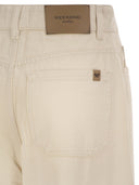 Weekend Maxmara Wkdcanneti Wide Leg Cotton Denim Jeans