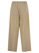 Weekend Maxmara Wkdlibero Pure Cotton Wide Leg Trousers