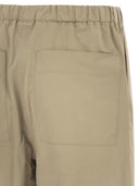 Weekend Maxmara Wkdlibero Pure Cotton Wide Leg Trousers