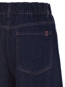 Weekend Maxmara Wkdzattera Wide Leg Cotton Denim Jeans