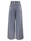 Weekend Maxmara Wkdzattera Wide Leg Cotton Denim Jeans