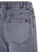 Weekend Maxmara Wkdzattera Wide Leg Cotton Denim Jeans