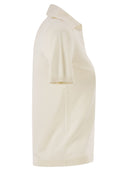 Weekend Maxmara Wkdroncolo Polo Shirt In Silk And Cotton Yarn