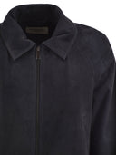 Weekend Maxmara Wkdzuppa suède geitenleren jas