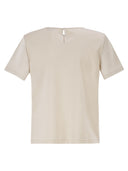 Weekend Maxmara Wkdgilbert Satin And Jersey T Shirt