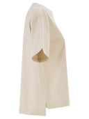Weekend Maxmara Wkdmultid Cotton T Shirt With An Essential Silhouette