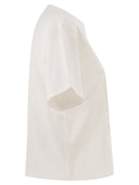 Weekend Maxmara Wkdsala Cotton T Shirt With Print
