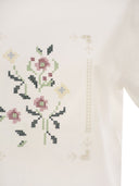Weekend Maxmara Wkdsala Cotton T Shirt With Print