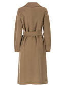 Maxmara Studio Mstcles Wool, Cashmere And Silk Coat