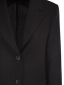 Maxmara Studio Mstassenzi – Pure Virgin Wool Single Breasted Blazer