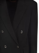 Maxmara Studio Mstbaobab – Double Breasted Triacetate And Polyester Blazer