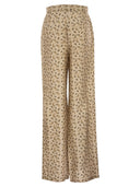 Maxmara Studio Mstfuxia – Silk Palazzo Trousers With Paisley Print