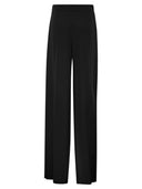 Maxmara Studio Msealpaca – Fluid Palazzo Trousers In Technical Crêpe