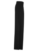 Maxmara Studio Msealpaca – Fluid Palazzo Trousers In Technical Crêpe