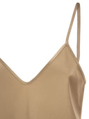 Maxmara Studio Msecomma – Fluid Satin Camisole Top With Slim Straps