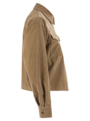 Maxmara Studio Mstrivolo – Stretch Corduroy Shirt Jacket