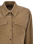 Maxmara Studio Mstrivolo – Stretch Corduroy Shirt Jacket