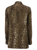Maxmara Studio Mstaffari – Pure Silk Animal Print Shirt